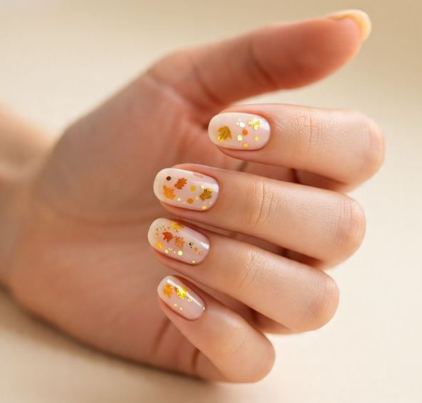 fall short nail designs