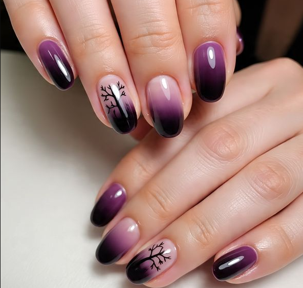 fall short nail designs
