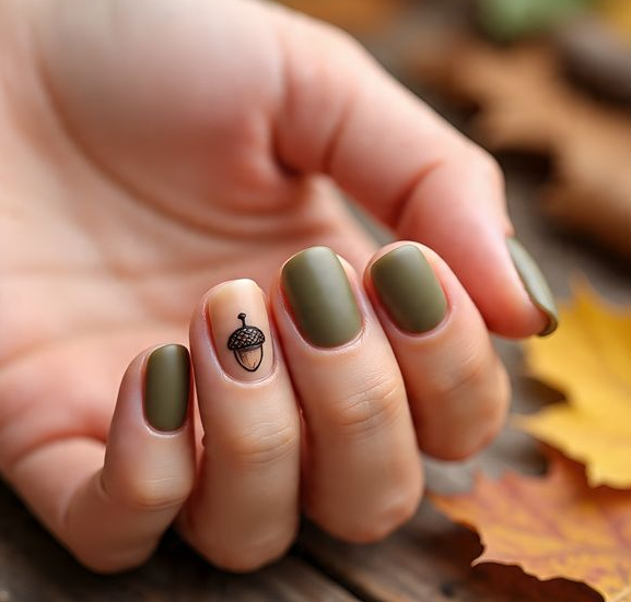 fall short nail designs