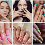 neon french tips