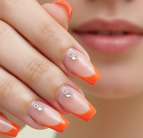Neon French Tips