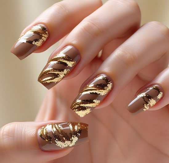 brown nail shades