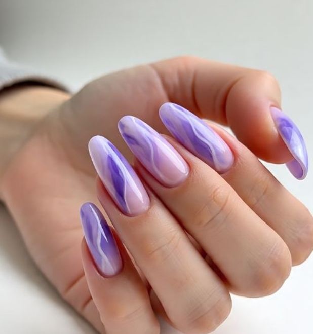 plum nail designs