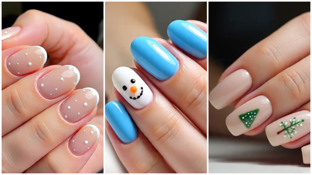 20 snow nail designs so magical, they could make winter jealous