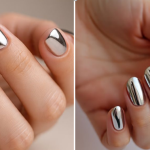 short chrome nails