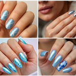 18 Light Blue Chrome Nail That Brings Your Dream Mani to Real