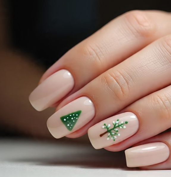 snow nail designs