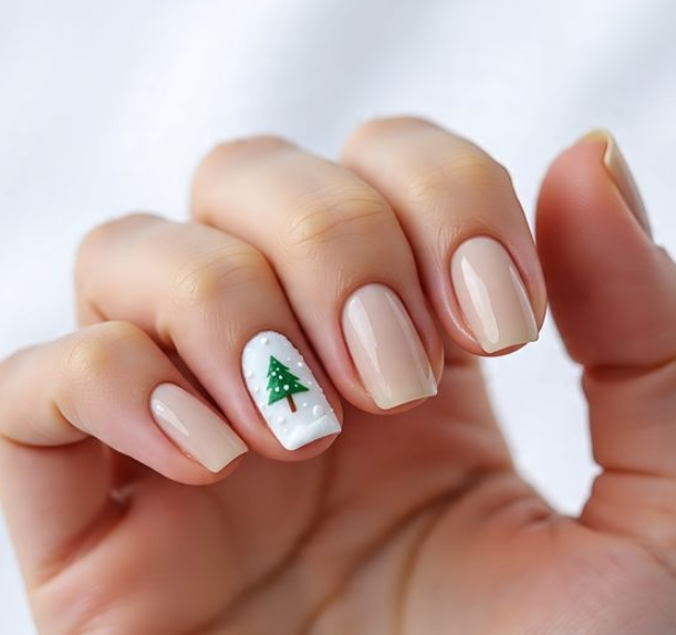 snow nail designs