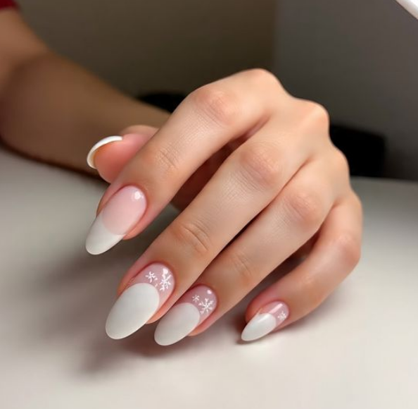 snow nail designs