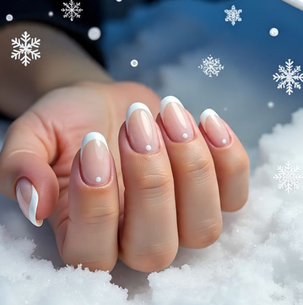 snow nail designs