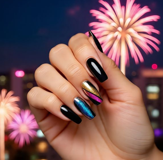 new year's eve nails