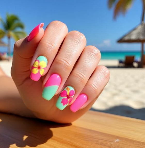 beach nails