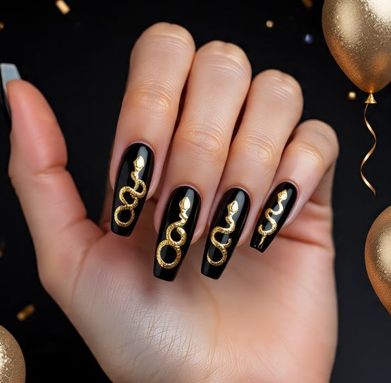 new year's eve nails
