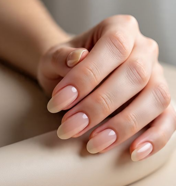 brown ombre nails