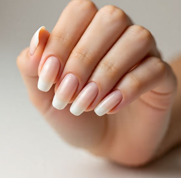 brown ombre nails