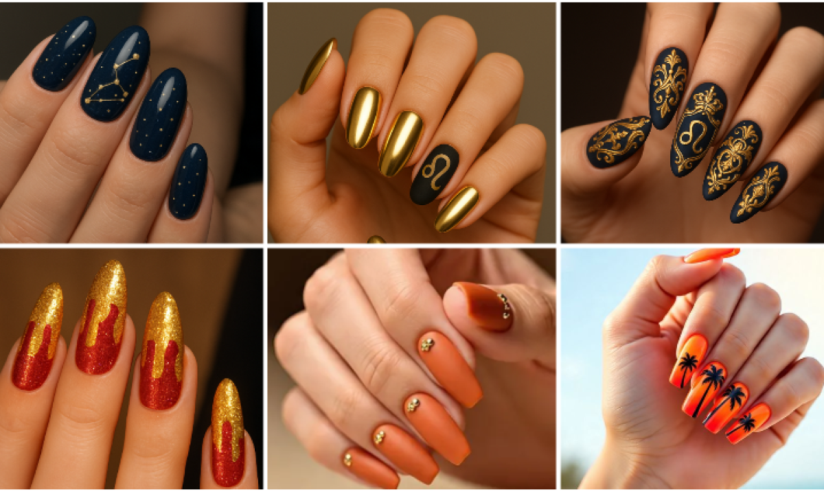 25 ♌︎ Leo Nails: The Ultimate Way to Shine Your Personality