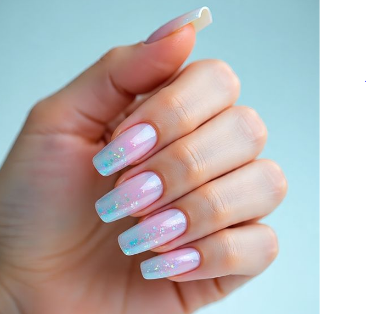 cotton candy nails