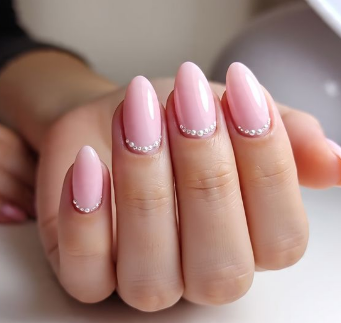 barbie pink nails