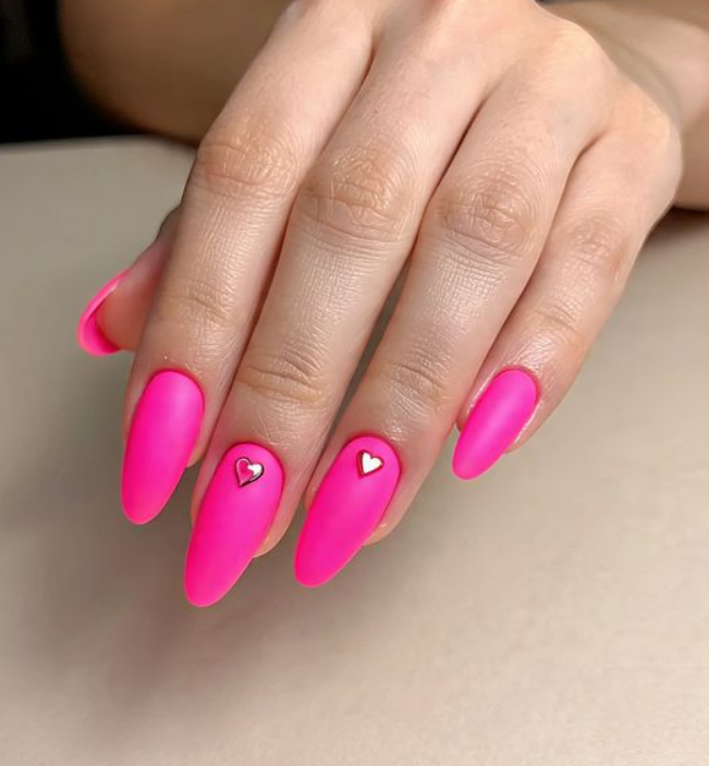 barbie pink nails