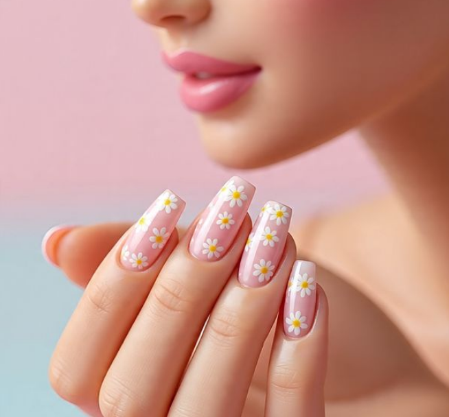 barbie pink nails