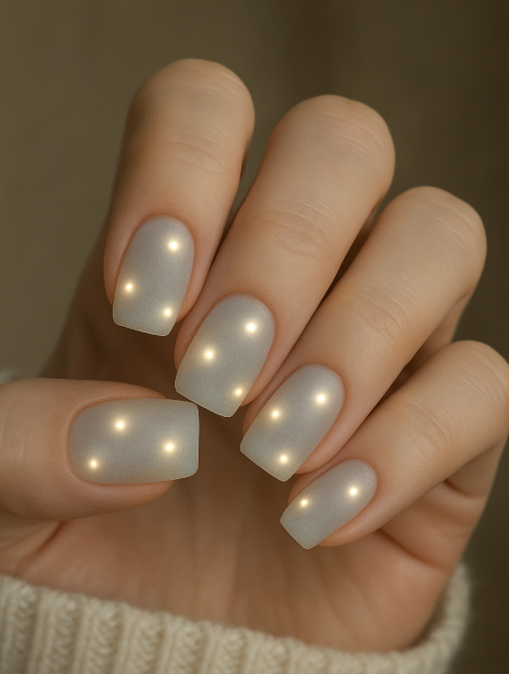 christmas lights nail designs