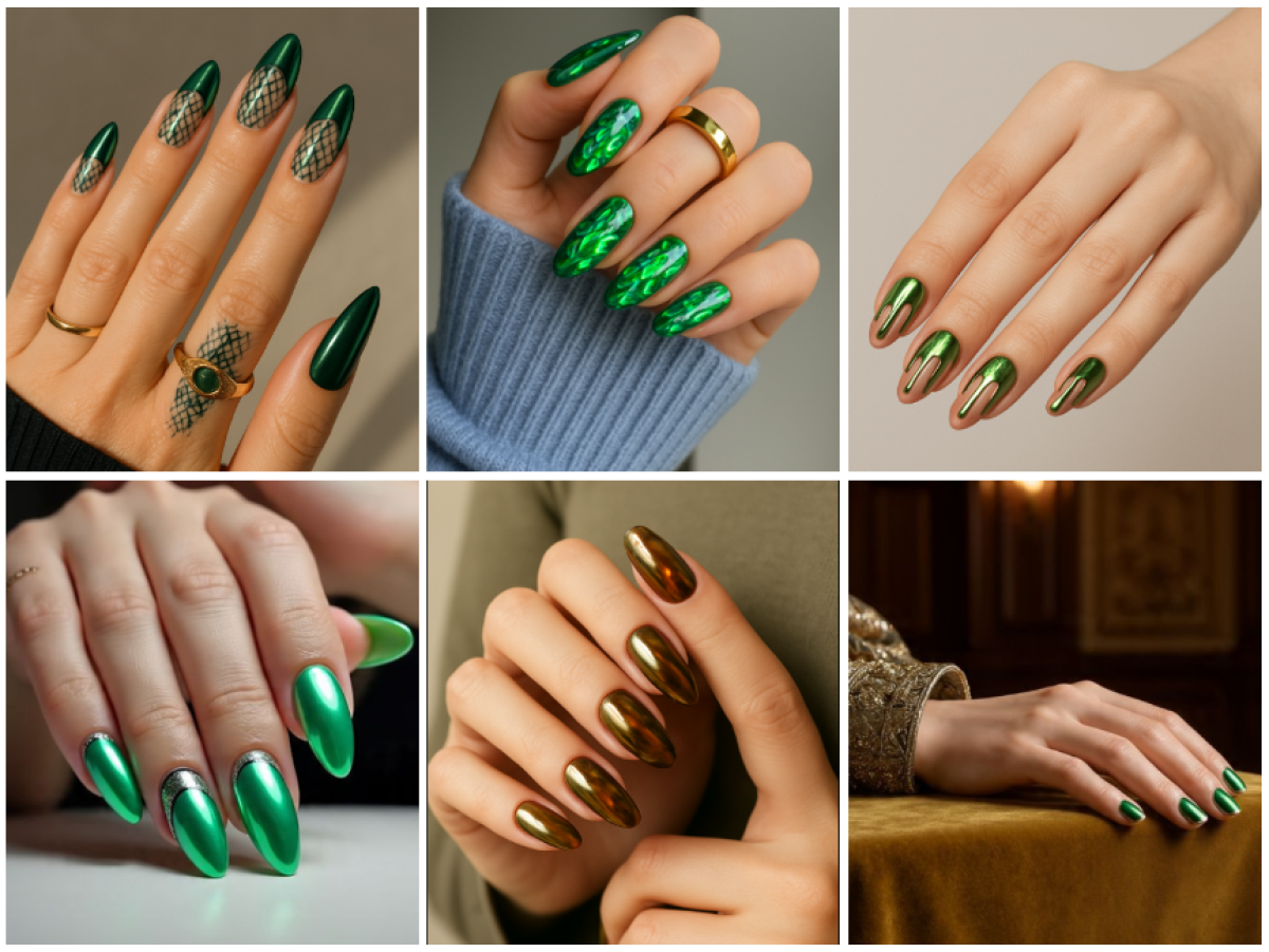 20 Green Chrome Nail Designs Everyone Will Envy You For 20 Green Chrome Nail Designs Everyone Will Envy You For
