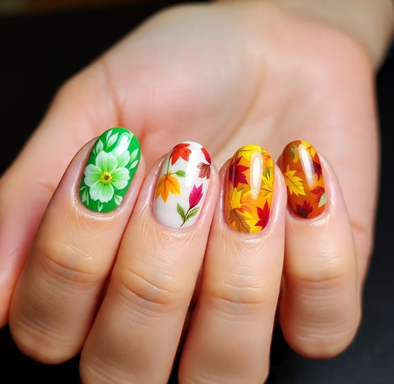 spring nail designs for short nails