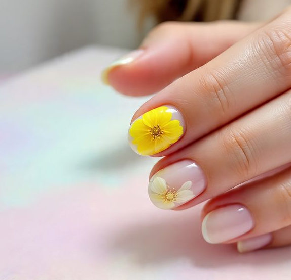 spring nail designs for short nails