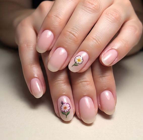 spring nail designs for short nails