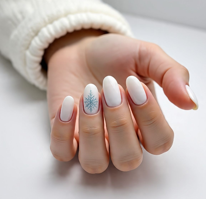 20 Snow Nail Designs So Magical, They’ll Make Winter Jealous