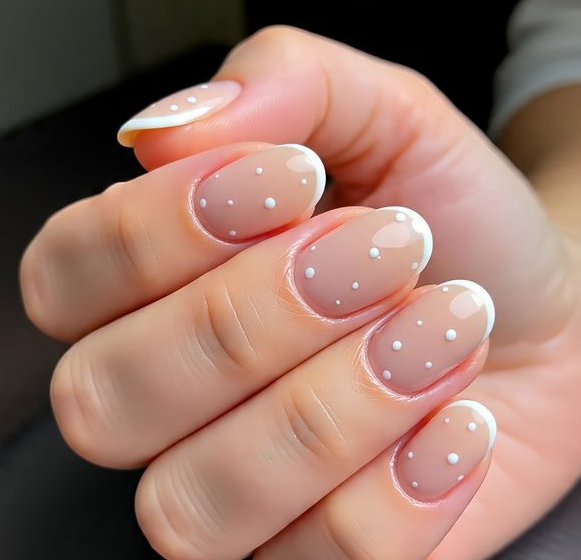 snow nail designs