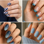 blue christmas nails 25 stunning designs to try this holiday