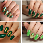 green and gold christmas nails your ultimate guide to festive manicures