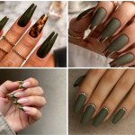 Coffin Olive Green Nails: 15 Chic Designs You’ll Fall in Love With