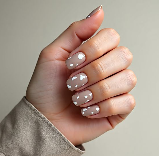 cow print nails
