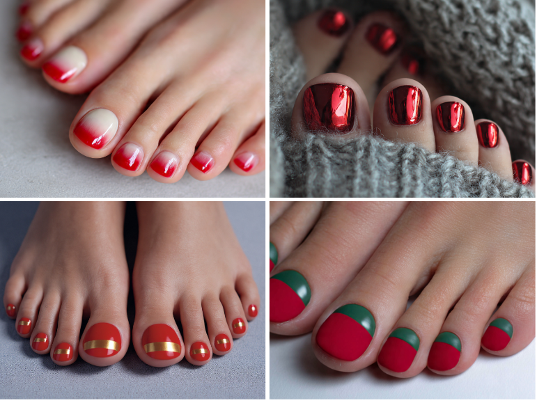 25 Stunning Red Toe Nail Designs You Need to Try in 2025