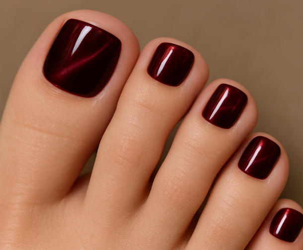 cat eye toe nails