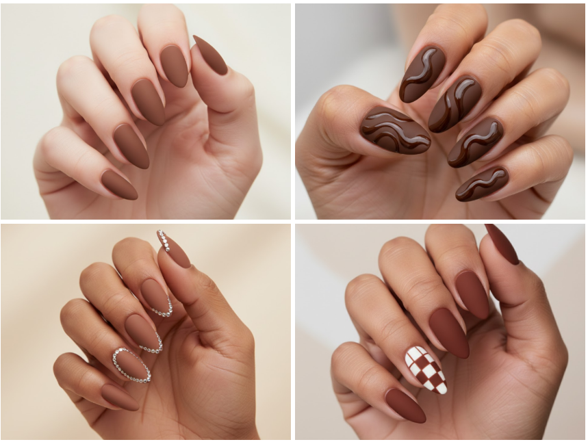 A Cozy Guide to Matte Brown Nails: Your New Favorite Manicure