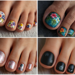 12 Irresistible Flower Toe Nails Designs You Must Try Today