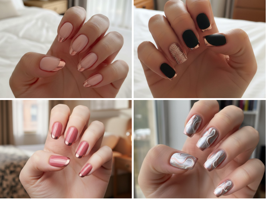 20 Luxurious Rose Gold French Tip Nail Trends You Need to Try Now