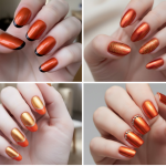 15 Trending Orange Chrome Nail Designs That Are Absolute Fire
