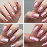 Light Pink Chrome Nail