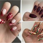 10 Chic Red Marble Nail Trends to Try for a Hot Look