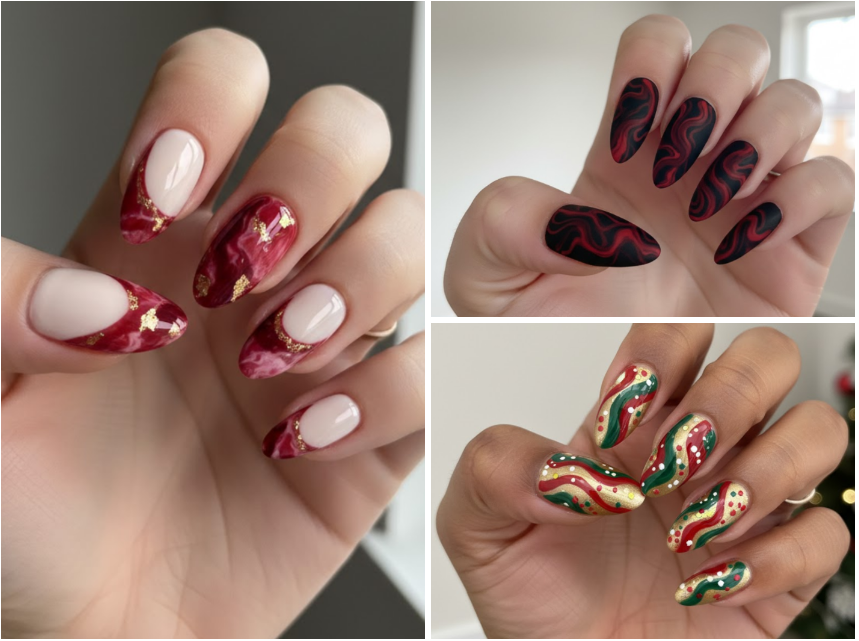 10 Chic Red Marble Nail Trends to Try for a Hot Look
