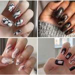 15 Chic Black Marble Nail Trends You Need to Try Now