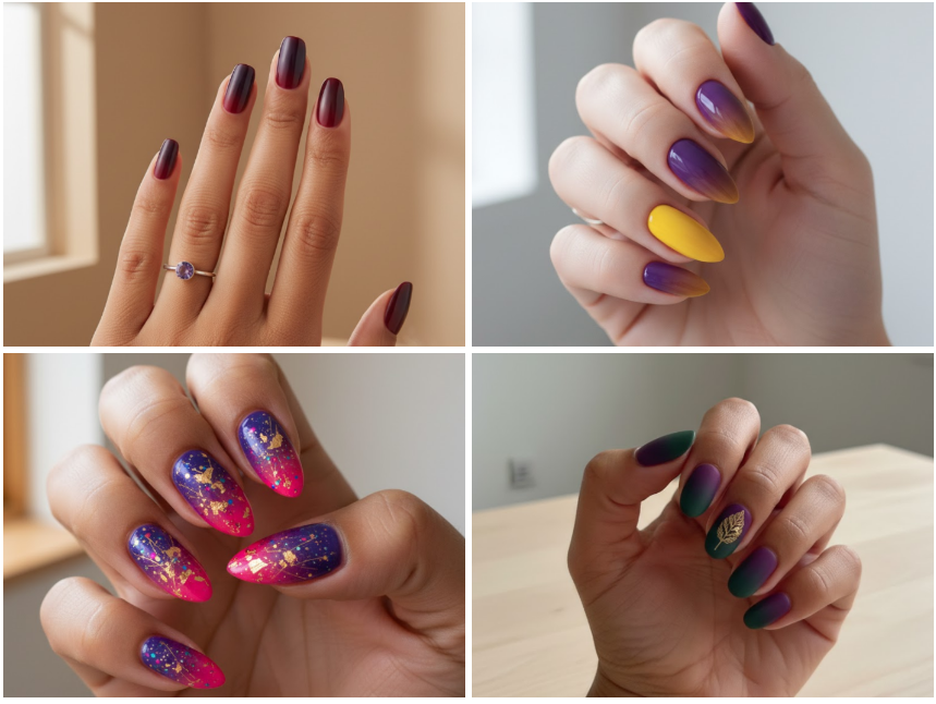 20 Chic Purple Ombre Nail Trends You Need to Try Now