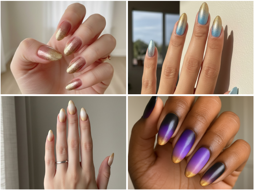 20 Luxurious Gold Ombre Nail Trends You Need to Try Now