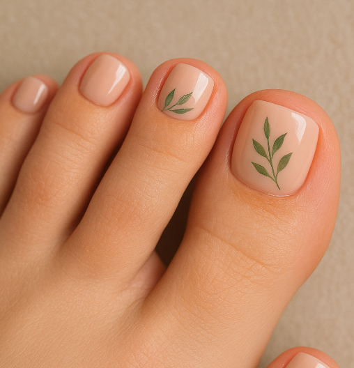nude toe nails