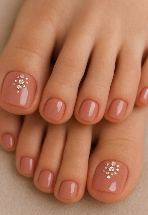 nude toe nails