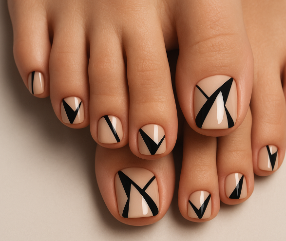 nude toe nails